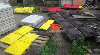 Крышки на забор LAND BRICK