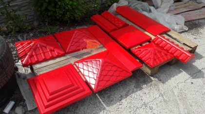 Крышки на забор LAND BRICK