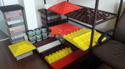 Крышки на забор LAND BRICK